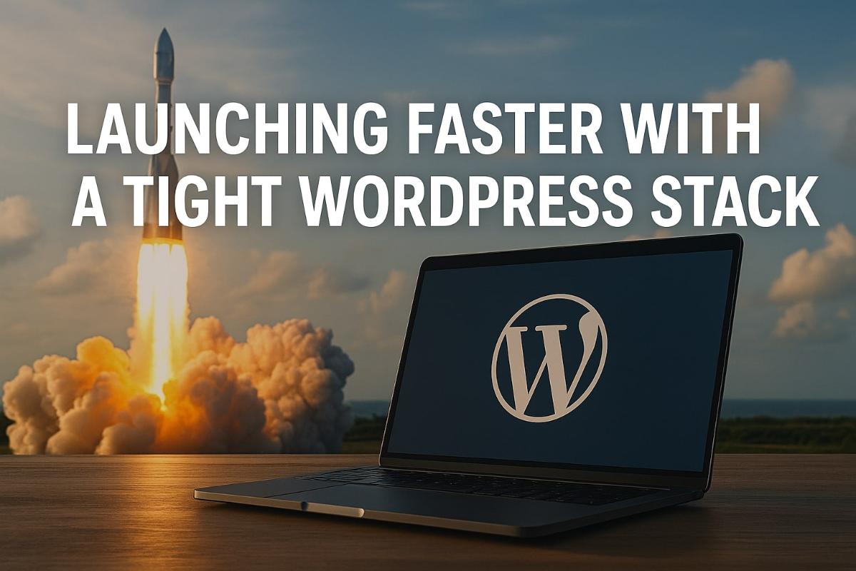 Launching Faster with a Tight WordPress Stack