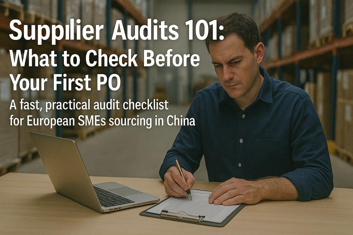 Supplier Audits 101: What to Check Before Your First PO