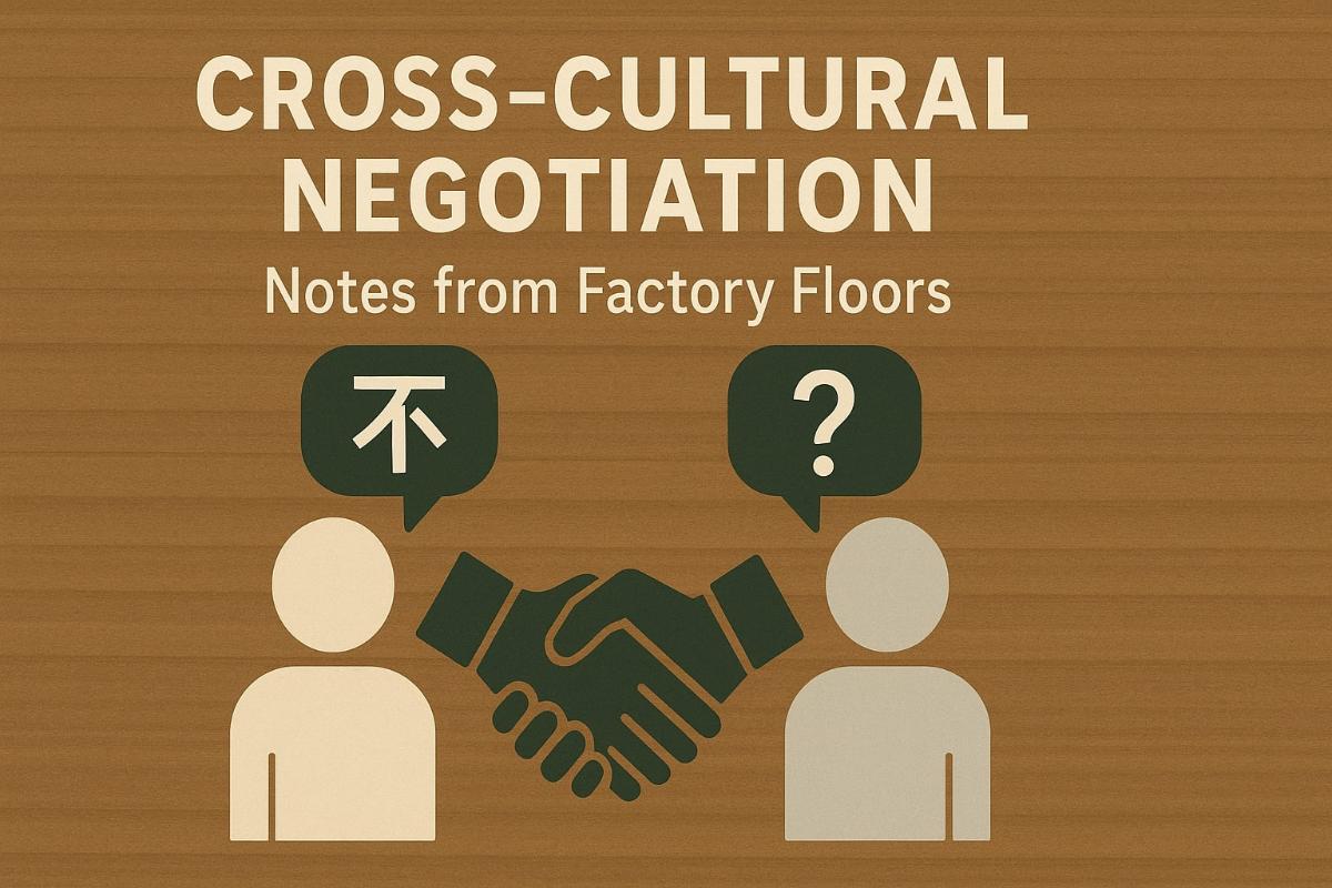 Cross-Cultural Negotiation: Notes from Factory Floors