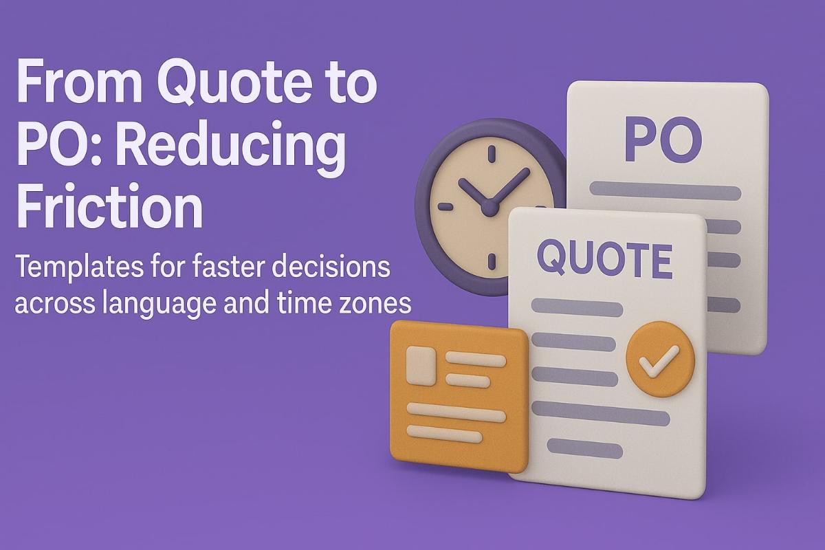 From Quote to PO: Reducing Friction