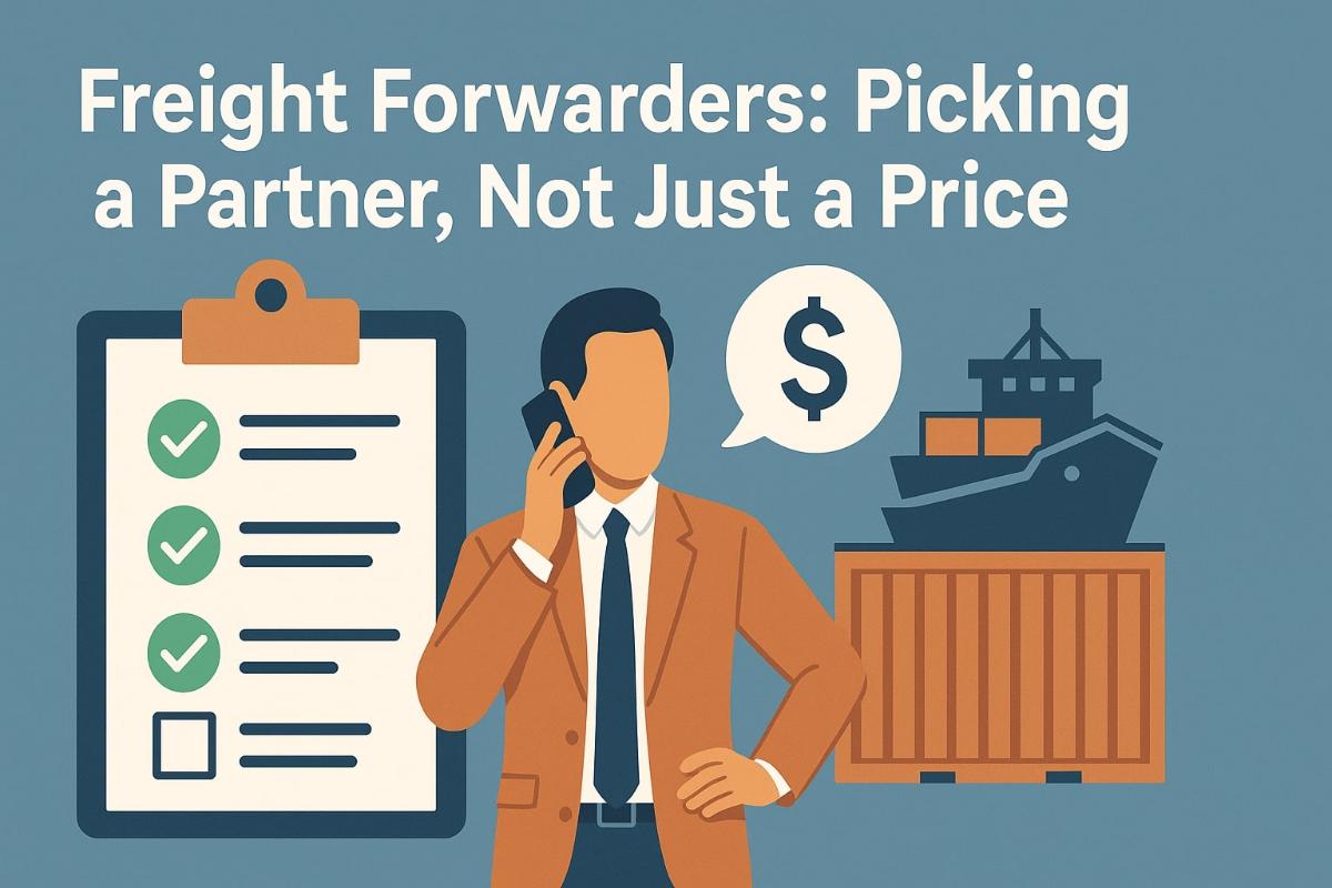 Freight Forwarders: Picking a Partner, Not Just a Price