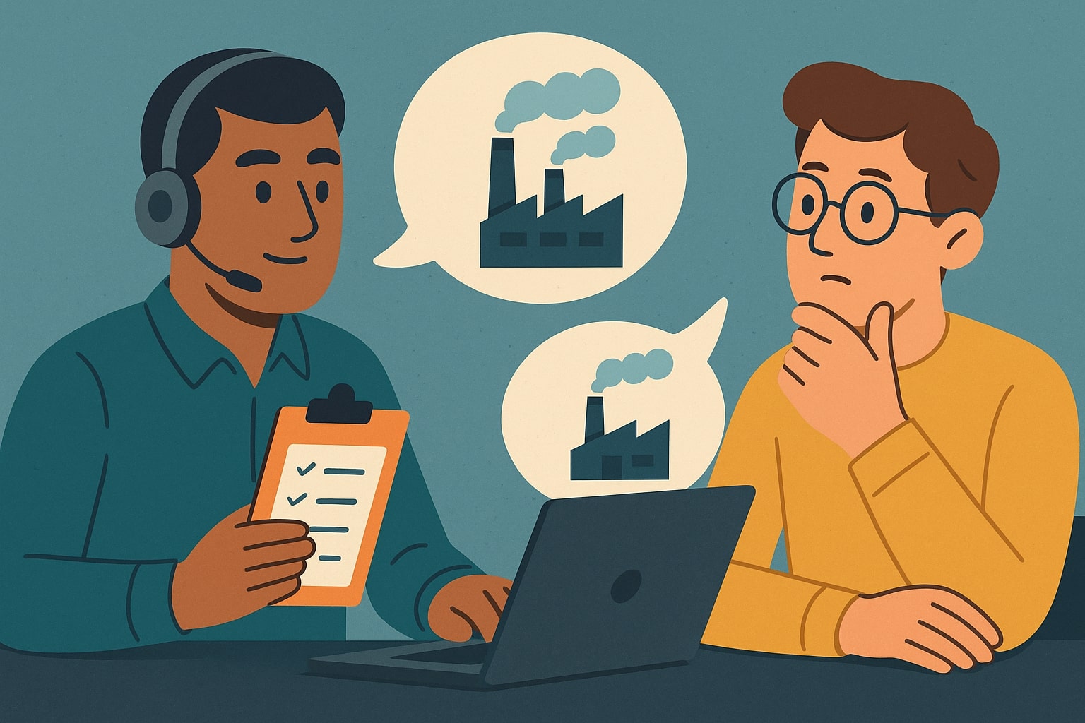 Illustration for article about when to use a sourcing agent